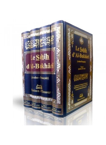 Sahîh al-Bukhârî Complet Arabe-Français - Edition Maison d'Ennour - 4 Volumes - livre de hadith