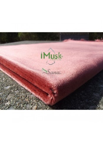 Tapis de Prière Velours Luxe couleur unie