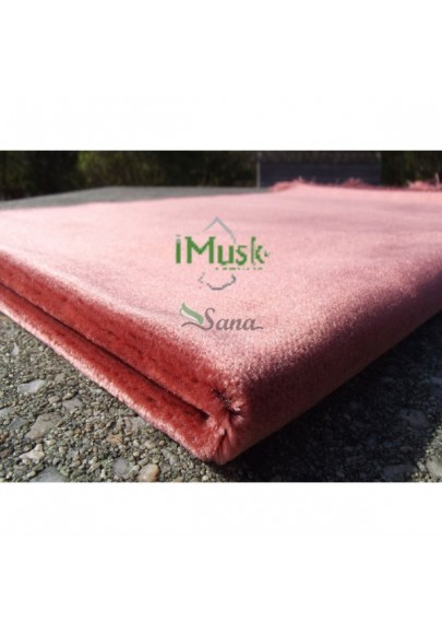 Tapis de Prière Velours Luxe couleur unie