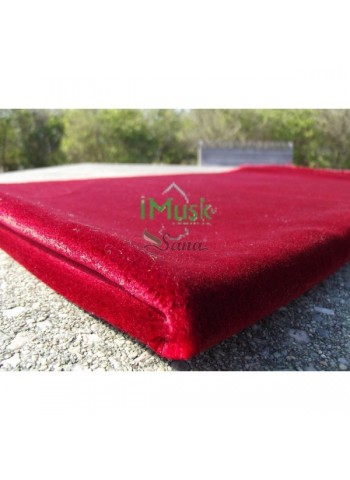 Tapis de Prière Velours Luxe couleur unie