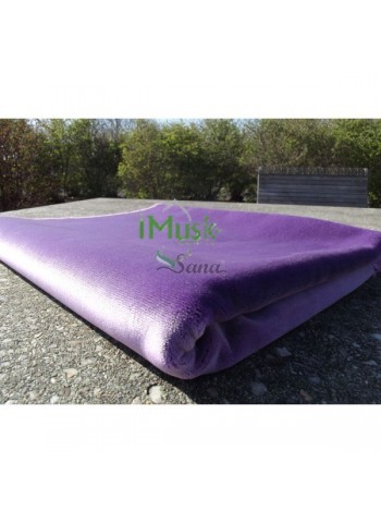 Tapis de Prière Velours Luxe couleur unie
