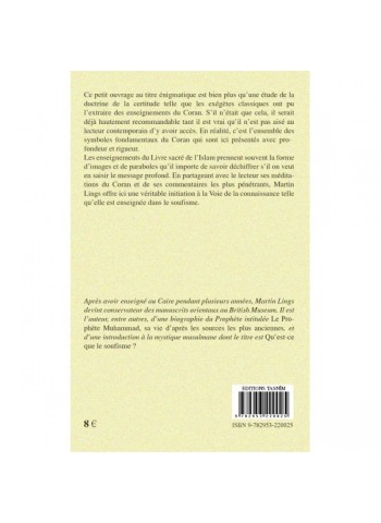 Le Livre de la Certitude, La doctrine soufie de la Foi, de la Vision et de la Gnose (Martin Lings)