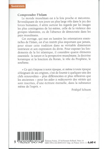 Comprendre l´islam SCHUON FRITHJOF