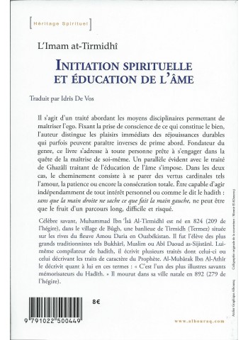 Initiation spirituelle et éducation de l'âme , Al-Hakim AT-TIRMIDI