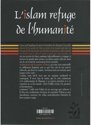 L'islam refuge de l'humanité de Mohammad Saïd Ramadan Al Bouti
