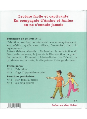 L'ablution - Volume 1 de la collection Amine et Amina, l'enseignement islamique familial