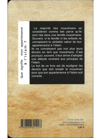 Que signifie mon appartenance à l'Islam - Fathi Yakan