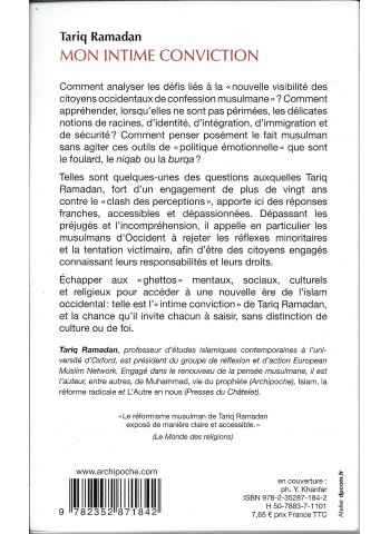 Mon intime conviction par Tariq Ramadan