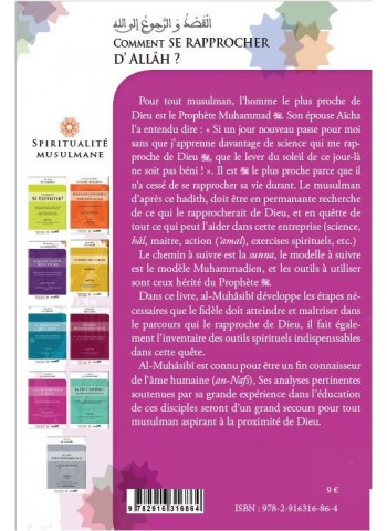 Comment se rapprocher d'Allah - alqaSd wa Ar-rujû3 ilâ Allah - par l'imam al-MuHâSibî
